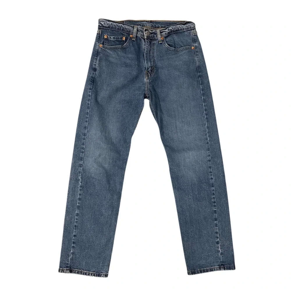 Levi's 505 Regular Fit‎ Jeans Mens 32x30 Blue Good Straight Leg Denim 00505-1936